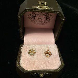 Juicy Couture Crown Stud Earrings
